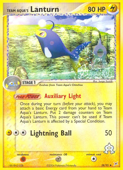 Team Aqua's Lanturn (28/95) [EX: Team Magma vs Team Aqua] | Anubis Games and Hobby
