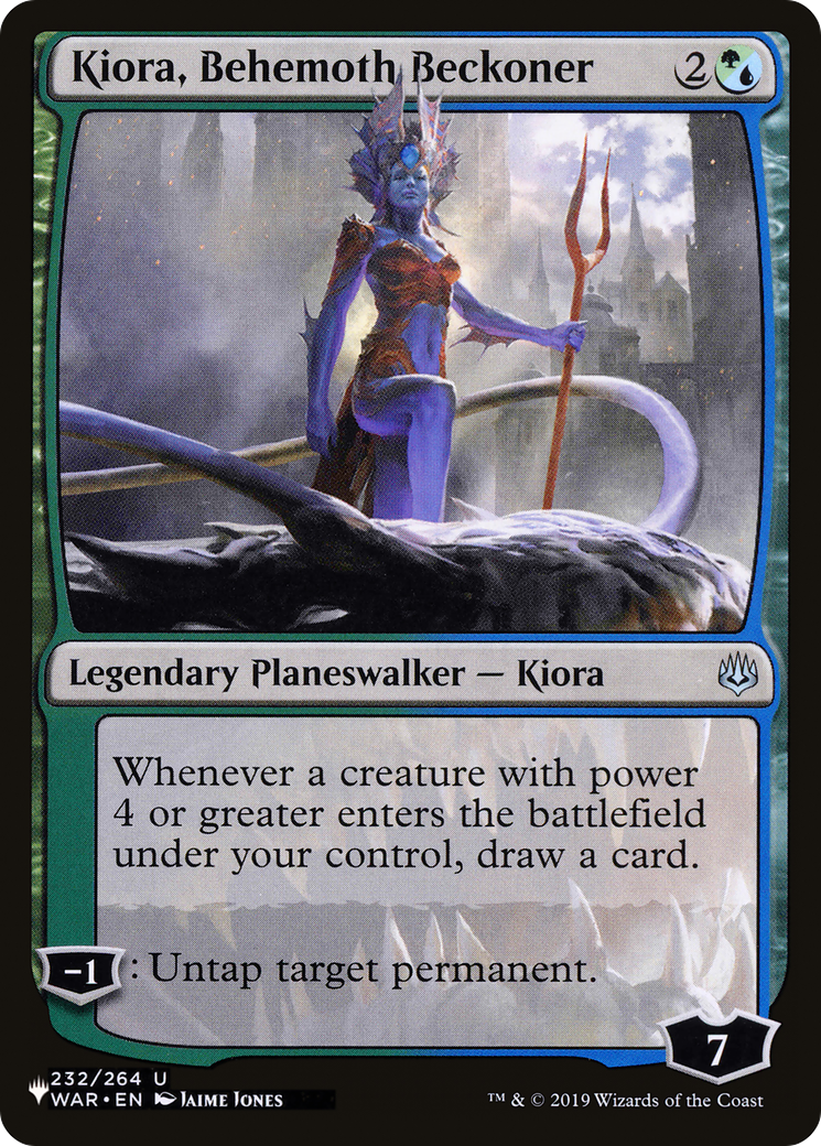 Kiora, Behemoth Beckoner [The List Reprints] | Anubis Games and Hobby