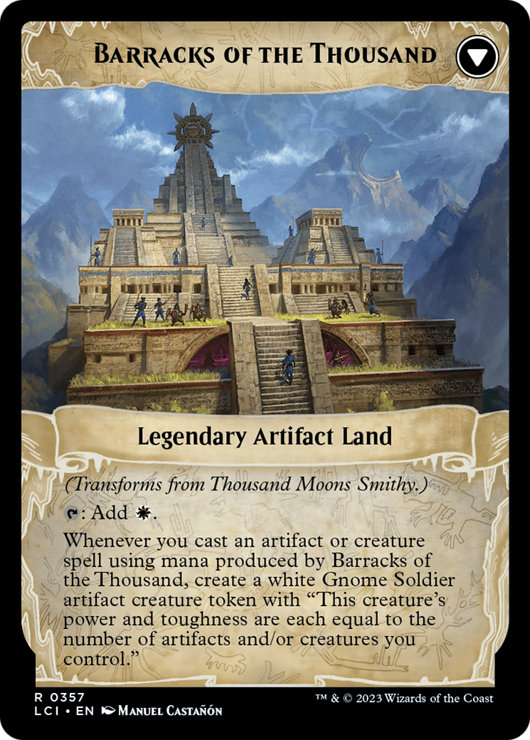 Thousand Moons Smithy (Extended Art) // Barracks of the Thousand [The Lost Caverns of Ixalan] | Anubis Games and Hobby