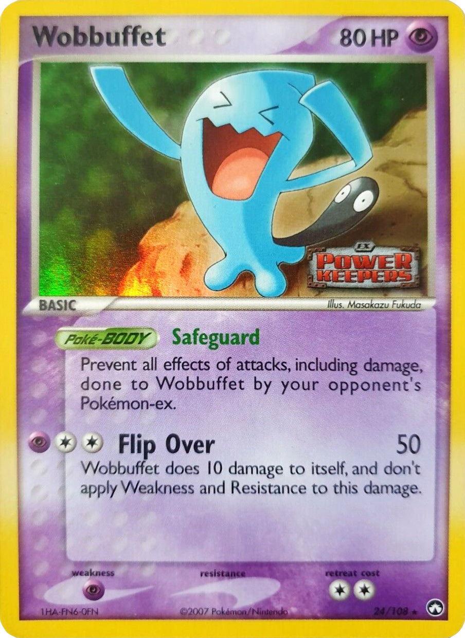 Wobbuffet (24/108) (Stamped) [EX: Power Keepers] | Anubis Games and Hobby