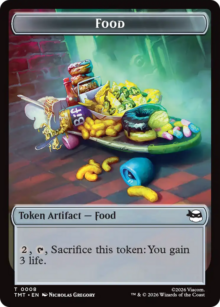 Rat // Food Double-Sided Token [Teenage Mutant Ninja Turtles Tokens] | Anubis Games and Hobby