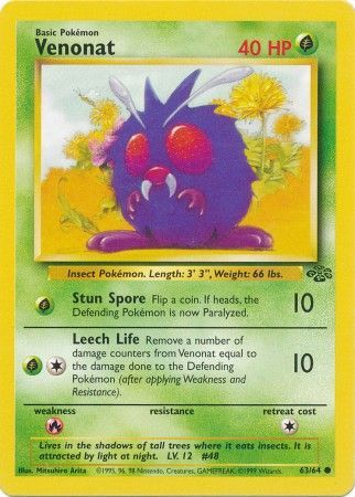 Venonat (63/64) [Jungle Unlimited] | Anubis Games and Hobby