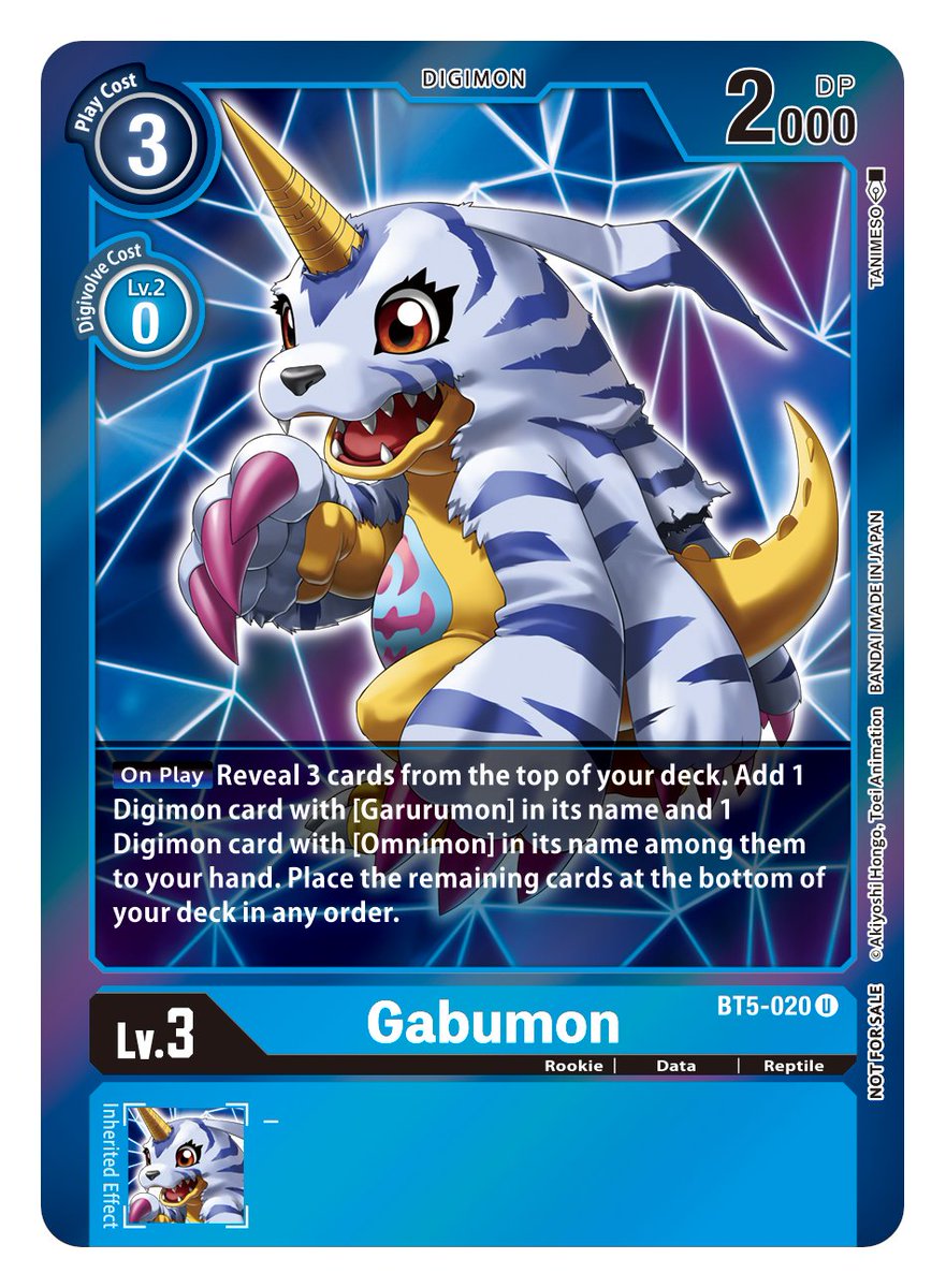 Gabumon [BT5-020] (Event Pack 2) [Battle of Omni] | Anubis Games and Hobby