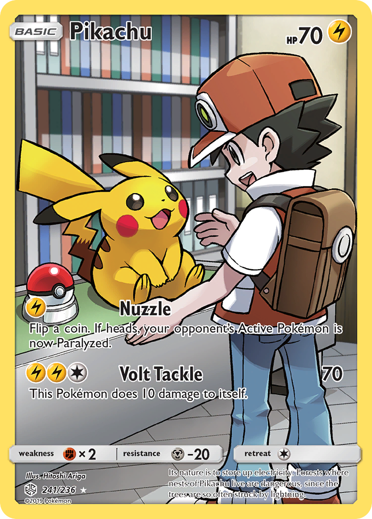 Pikachu (241/236) [Sun & Moon: Cosmic Eclipse] | Anubis Games and Hobby