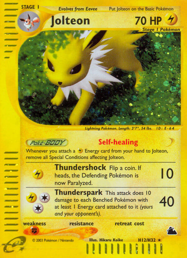 Jolteon (H12/H32) [Skyridge] | Anubis Games and Hobby