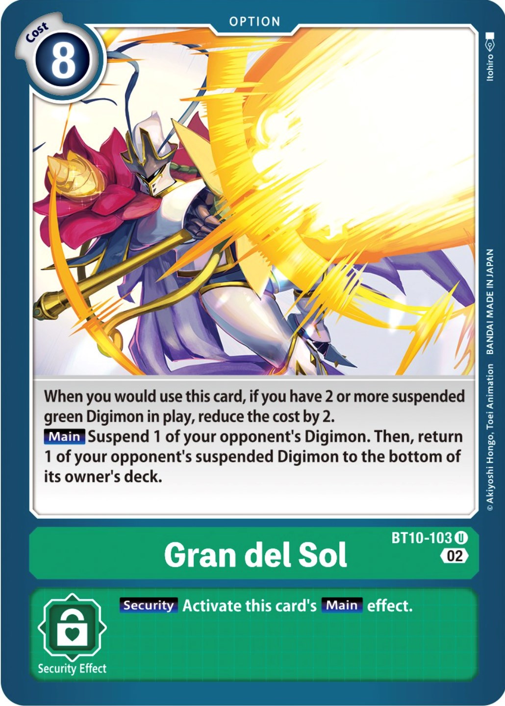 Gran del Sol [BT10-103] [Xros Encounter] | Anubis Games and Hobby