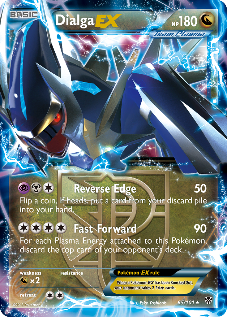 Dialga EX (65/101) [Black & White: Plasma Blast] | Anubis Games and Hobby