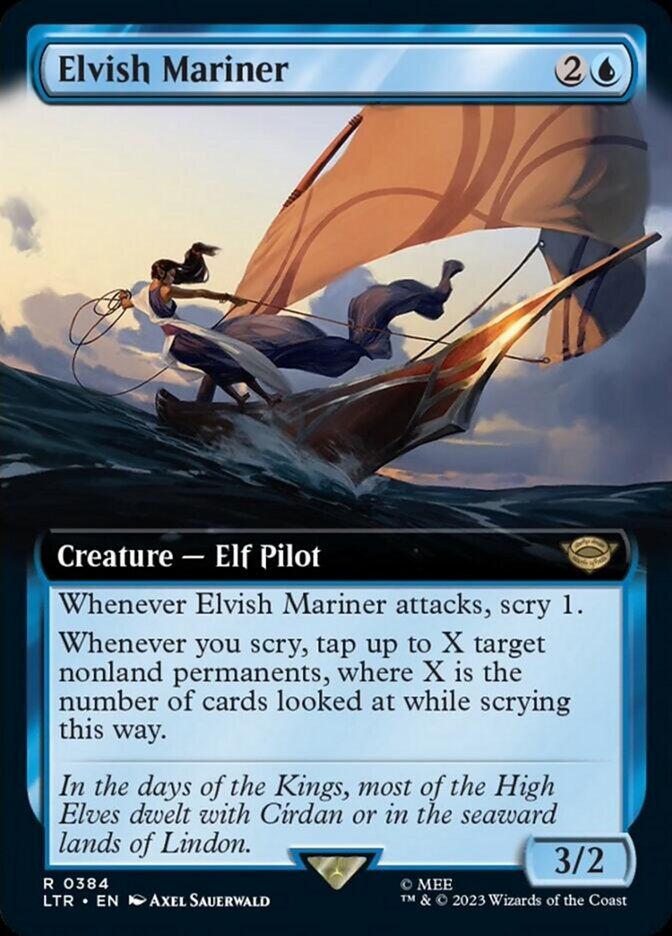 Elvish Mariner (Extended Art) [The Lord of the Rings: Tales of Middle-Earth] | Anubis Games and Hobby