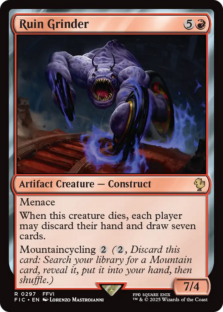 Ruin Grinder [FINAL FANTASY Commander] | Anubis Games and Hobby