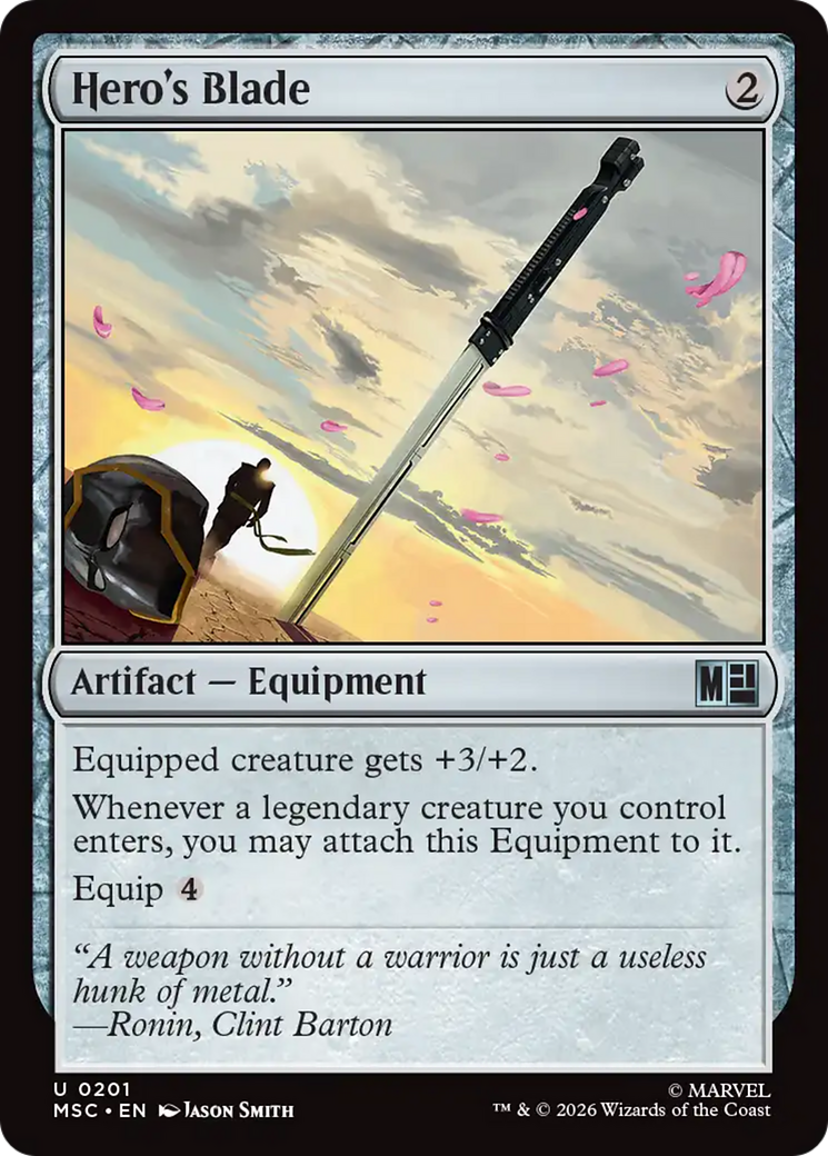 Hero's Blade [Marvel Super Heroes Commander] | Anubis Games and Hobby