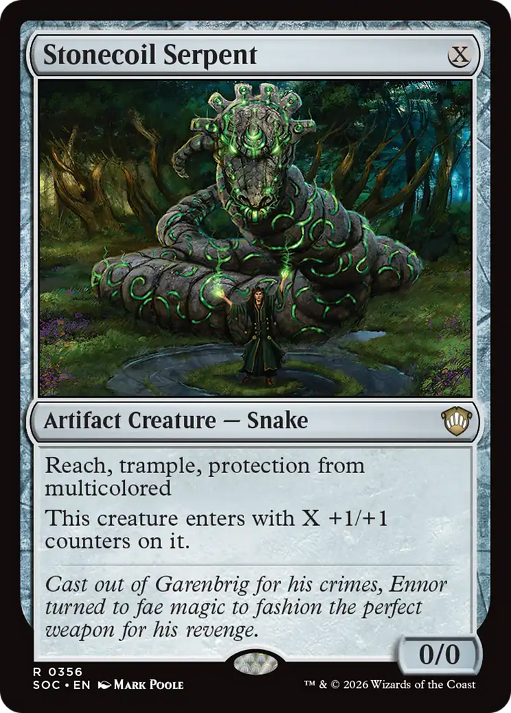 Stonecoil Serpent [Secrets of Strixhaven Commander] | Anubis Games and Hobby