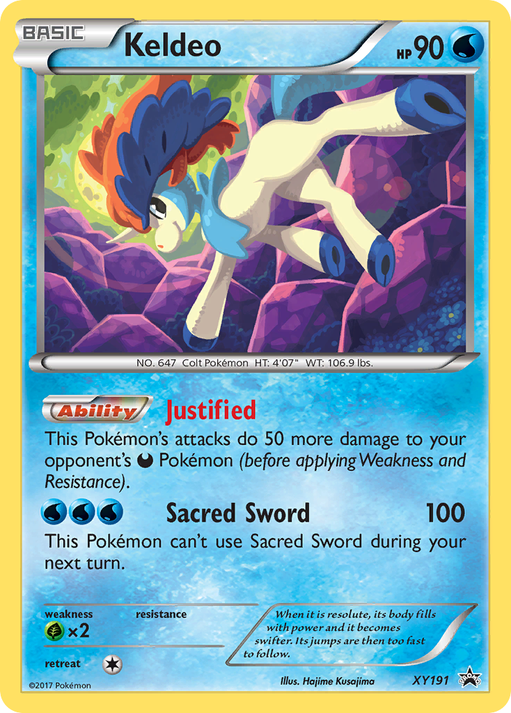 Keldeo (XY191) [XY: Black Star Promos] | Anubis Games and Hobby