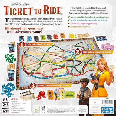 Ticket To Ride Refresh | Anubis Games and Hobby