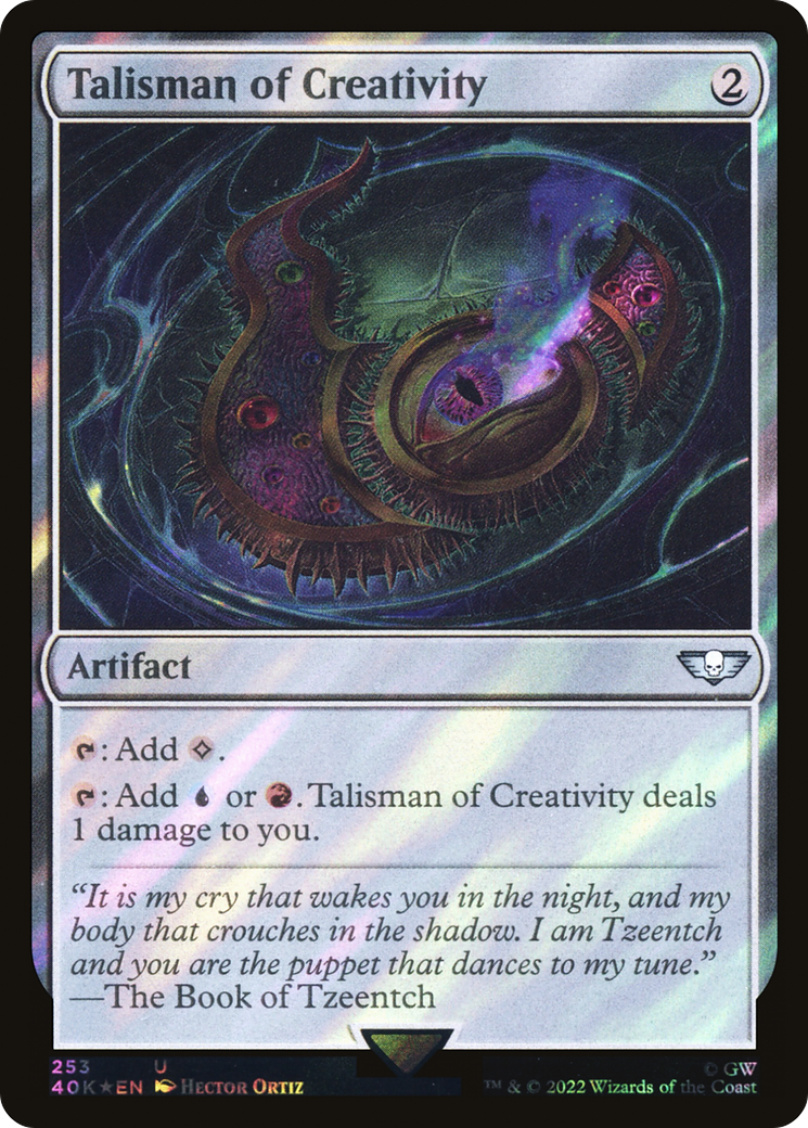 Talisman of Creativity (Surge Foil) [Marvel Super Heroes Commander] | Anubis Games and Hobby