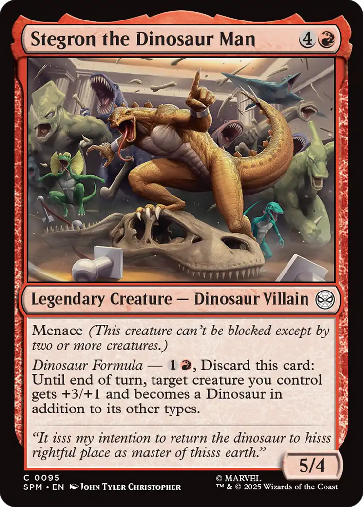 Stegron the Dinosaur Man [Marvel's Spider-Man] | Anubis Games and Hobby