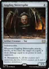 Giggling Skitterspike (Extended Art) [Duskmourn: House of Horror Commander] | Anubis Games and Hobby