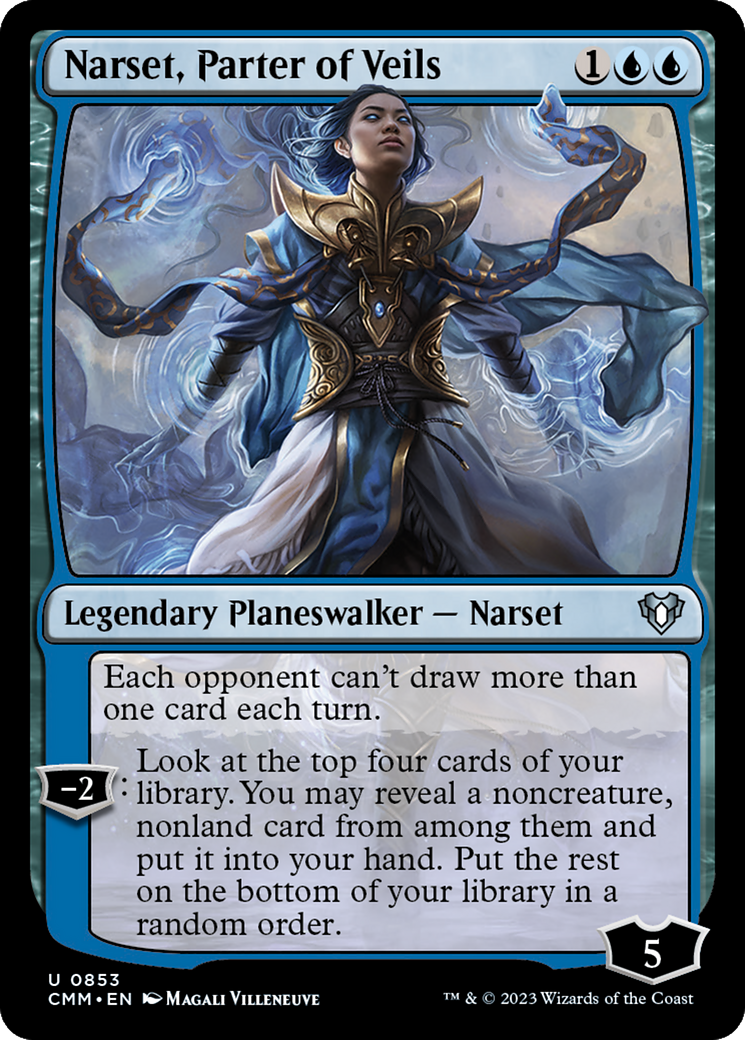 Narset, Parter of Veils [Commander Masters] | Anubis Games and Hobby