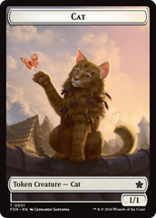 Cat (0001) // Cat (0002) Doubled-Sided Token [Foundations Tokens] | Anubis Games and Hobby