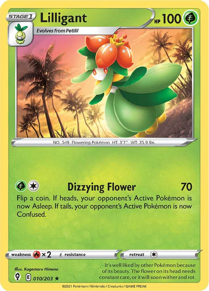 Lilligant (010/203) [Sword & Shield: Evolving Skies] | Anubis Games and Hobby