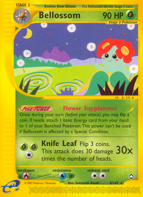 Bellossom (5/147) [Aquapolis] | Anubis Games and Hobby