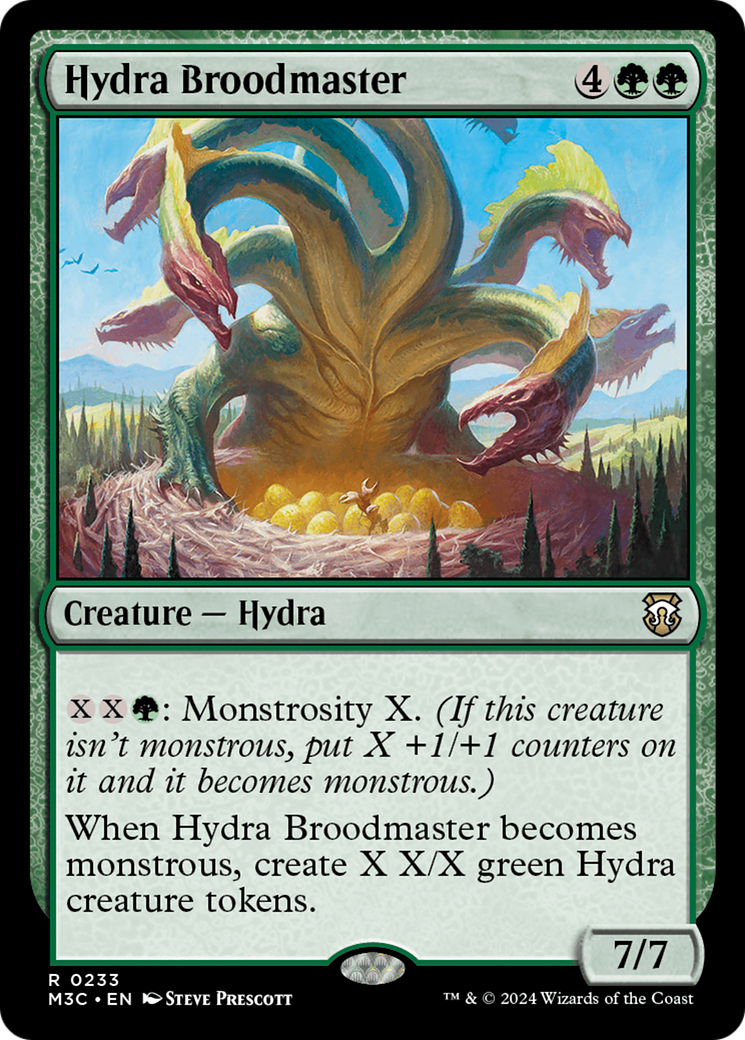 Hydra Broodmaster (Ripple Foil) [Modern Horizons 3 Commander] | Anubis Games and Hobby