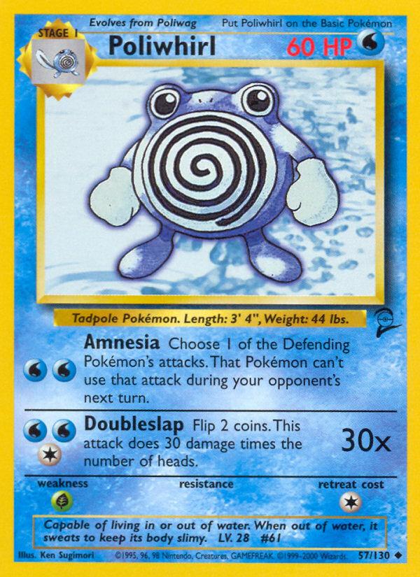 Poliwhirl (57/130) [Base Set 2] | Anubis Games and Hobby