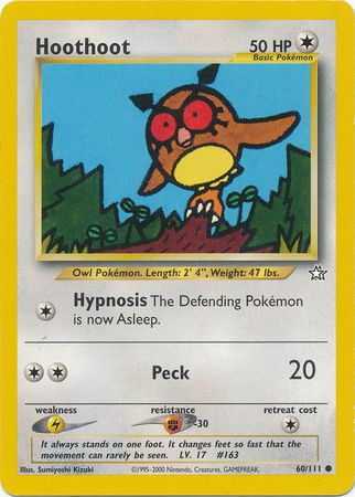 Hoothoot (60/111) [Neo Genesis Unlimited] | Anubis Games and Hobby