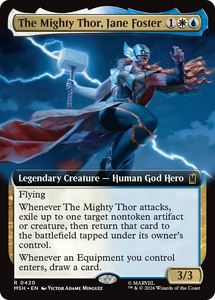 The Mighty Thor, Jane Foster (Extended Art) [Marvel Super Heroes] | Anubis Games and Hobby