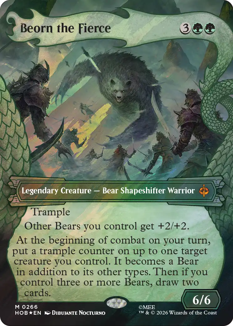 Beorn the Fierce (Showcase) (Surge Foil) [The Hobbit] | Anubis Games and Hobby
