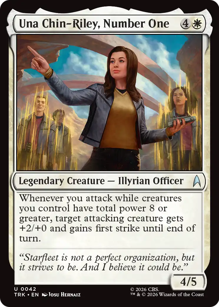 Una Chin-Riley, Number One [Star Trek] | Anubis Games and Hobby