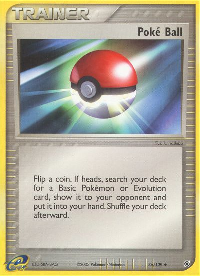 Poke Ball (86/109) [EX: Ruby & Sapphire] | Anubis Games and Hobby