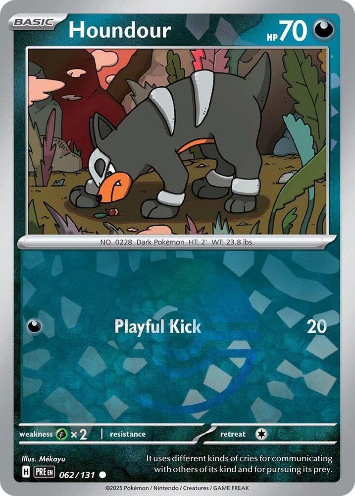 Houndour (062/131) (Poke Ball Pattern) [Scarlet & Violet: Prismatic Evolutions] | Anubis Games and Hobby