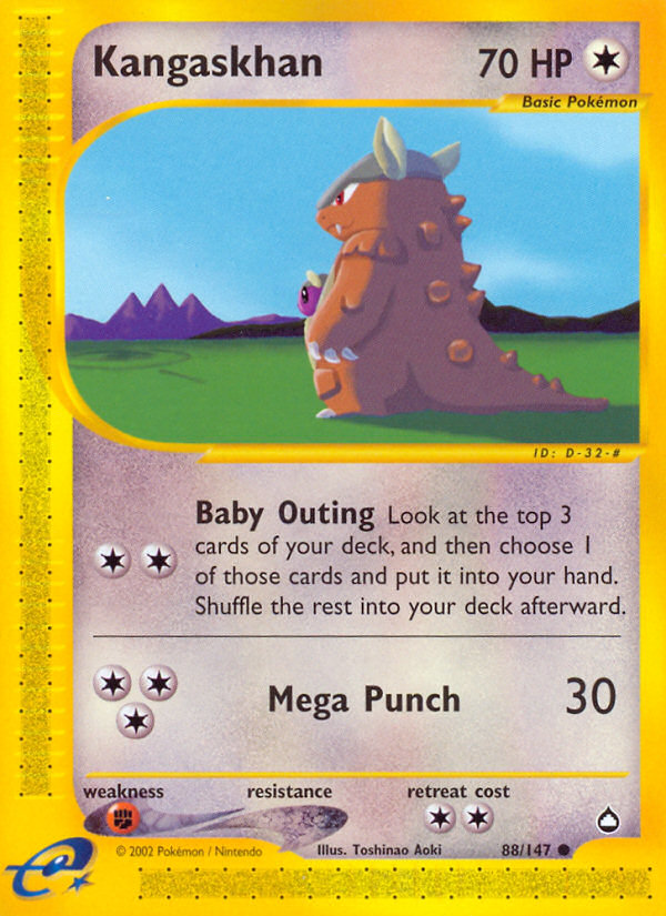Kangaskhan (88/147) [Aquapolis] | Anubis Games and Hobby