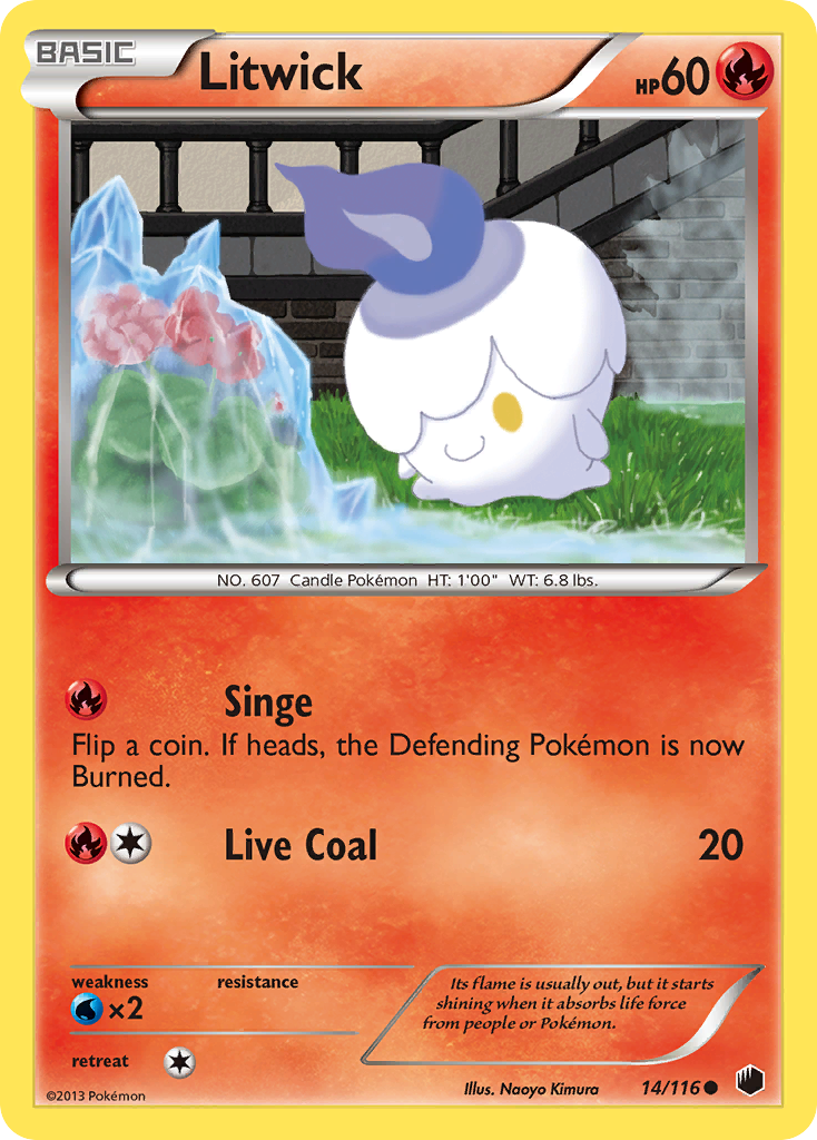 Litwick (14/116) [Black & White: Plasma Freeze] | Anubis Games and Hobby
