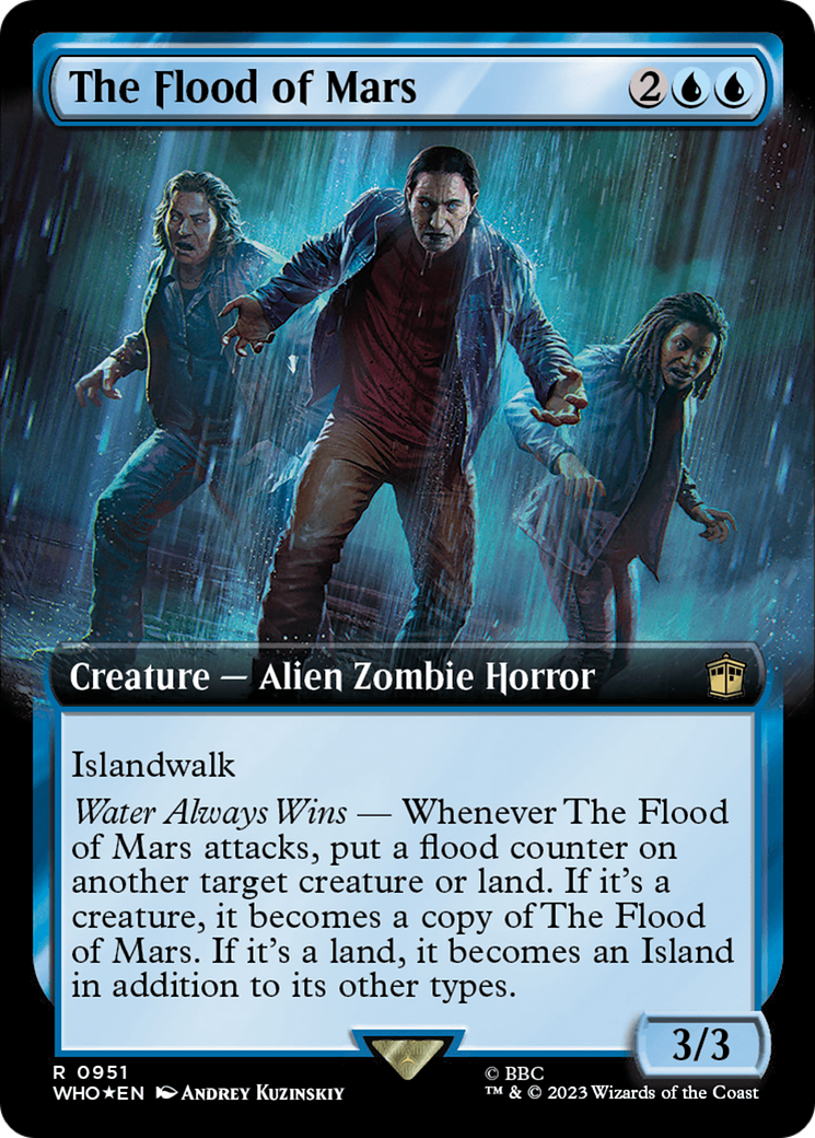 The Flood of Mars (Extended Art) (Surge Foil) [Doctor Who] | Anubis Games and Hobby