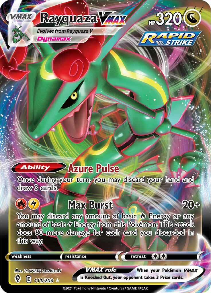 Rayquaza VMAX (111/203) [Sword & Shield: Evolving Skies] | Anubis Games and Hobby