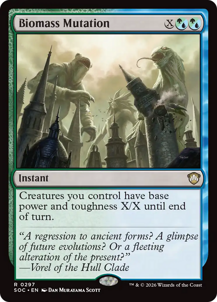 Biomass Mutation [Secrets of Strixhaven Commander] | Anubis Games and Hobby