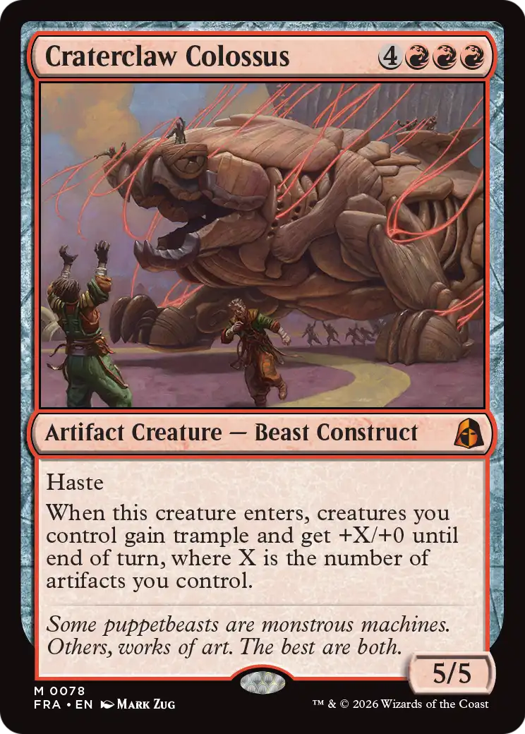 Craterclaw Colossus [Reality Fracture] | Anubis Games and Hobby