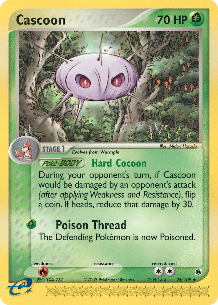 Cascoon (26/109) [EX: Ruby & Sapphire] | Anubis Games and Hobby