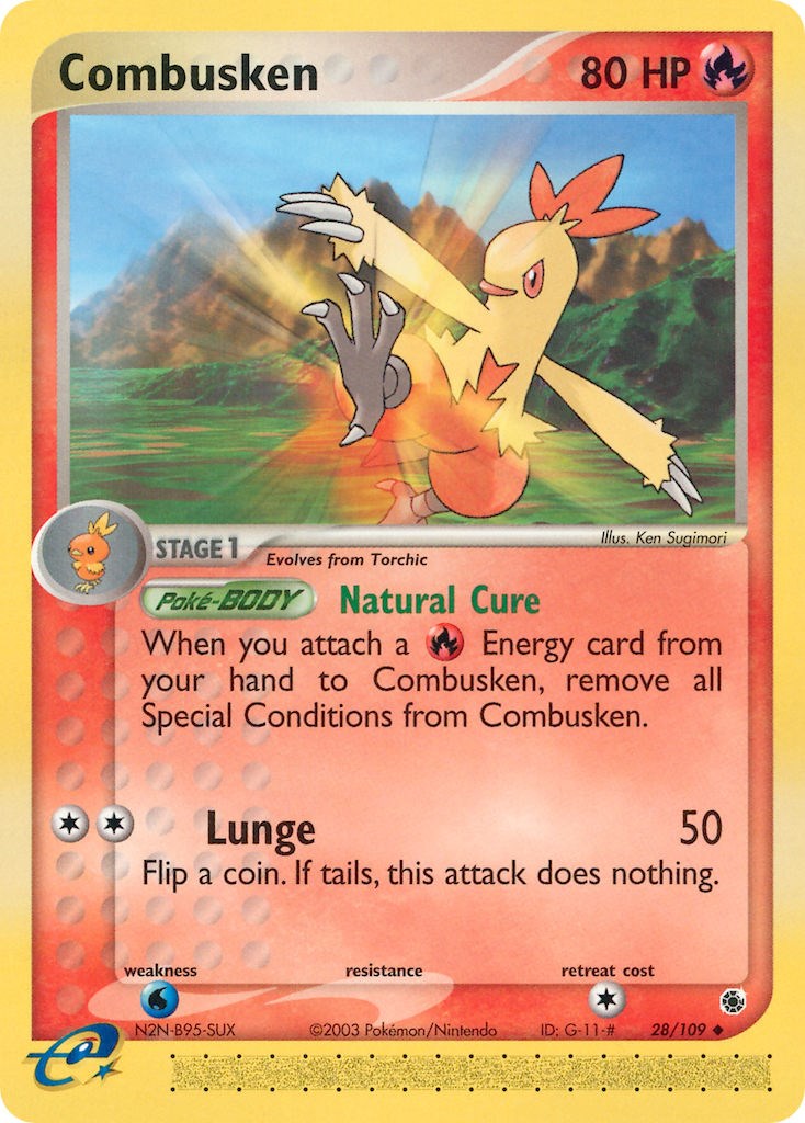 Combusken (28/109) [EX: Ruby & Sapphire] | Anubis Games and Hobby