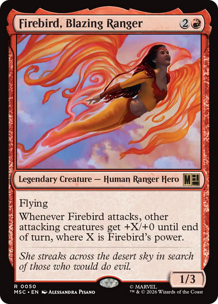 Firebird, Blazing Ranger [Marvel Super Heroes Commander] | Anubis Games and Hobby