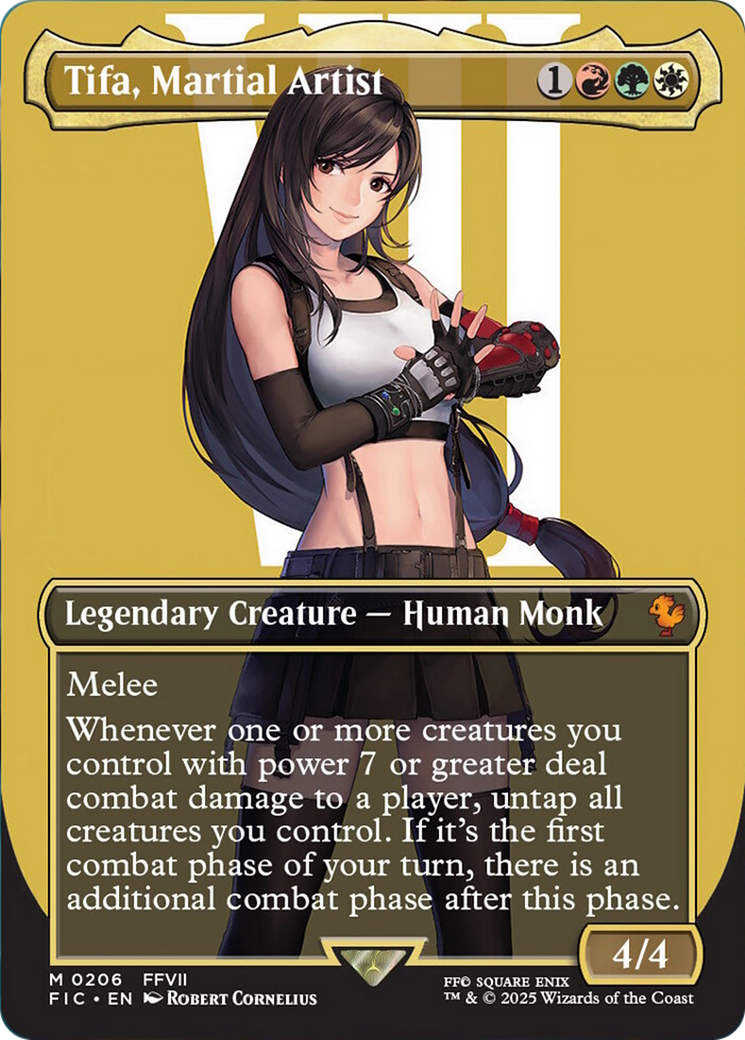 Tifa, Martial Artist (Borderless) [FINAL FANTASY Commander] | Anubis Games and Hobby