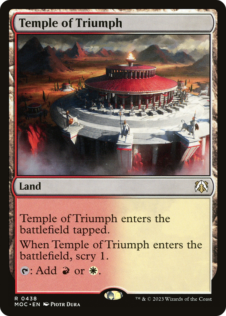 Temple of Triumph [March of the Machine Commander] | Anubis Games and Hobby