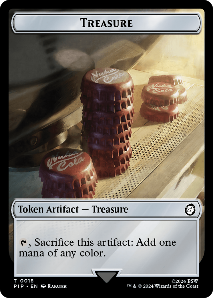 Treasure (018) // Wasteland Double-Sided Token [Fallout Tokens] | Anubis Games and Hobby