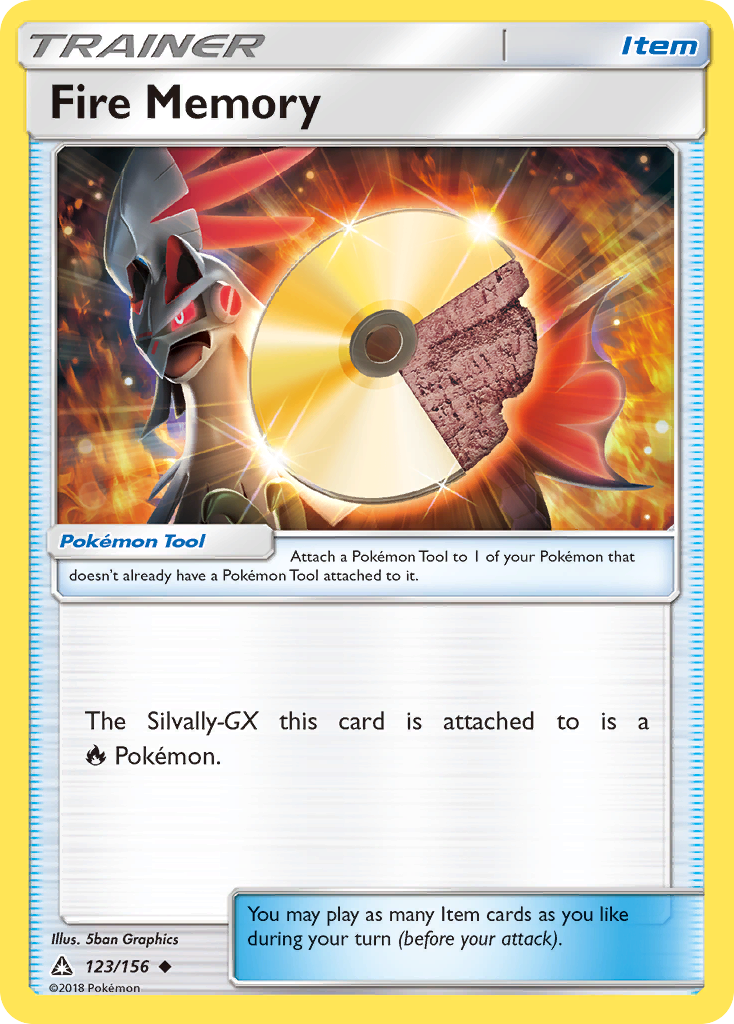 Fire Memory (123/156) [Sun & Moon: Ultra Prism] | Anubis Games and Hobby