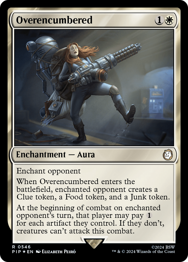 Overencumbered (Surge Foil) [Fallout] | Anubis Games and Hobby