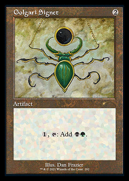 Golgari Signet (Retro) [Secret Lair Drop Series] | Anubis Games and Hobby