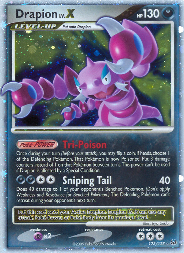 Drapion LV.X (123/127) [Platinum: Base Set] | Anubis Games and Hobby