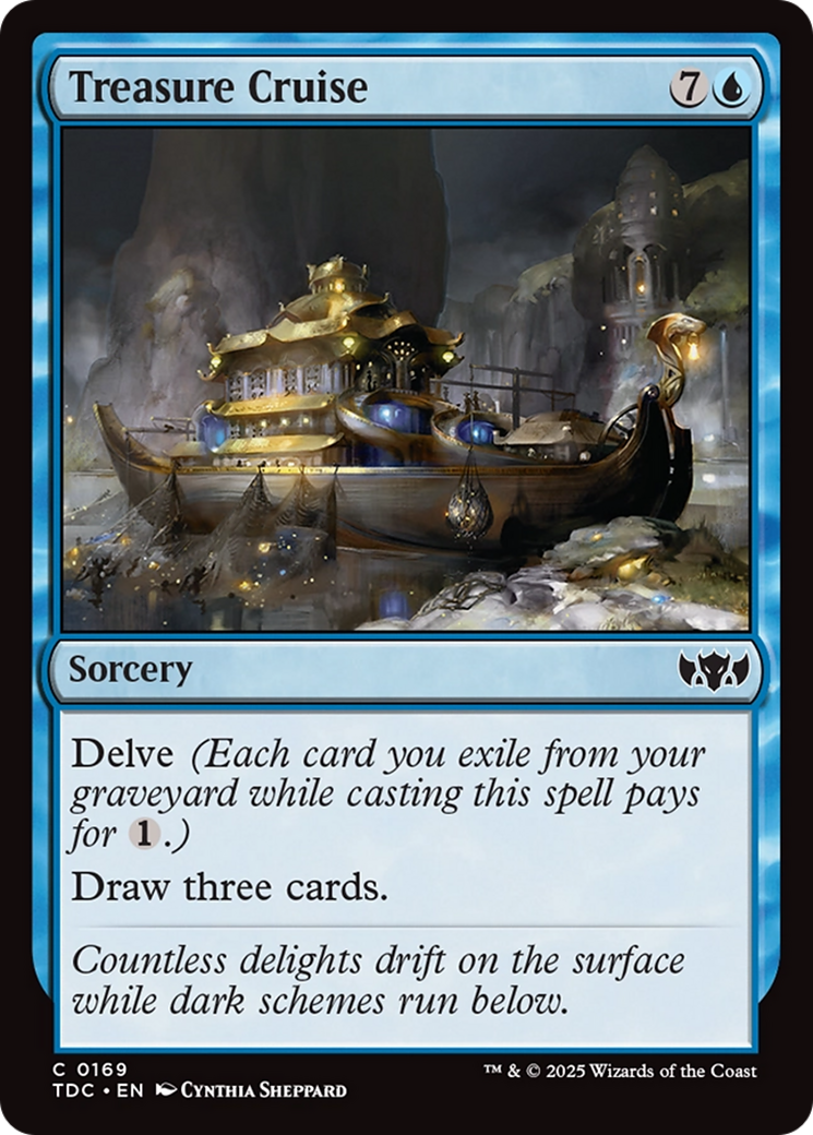 Treasure Cruise [Tarkir: Dragonstorm Commander] | Anubis Games and Hobby