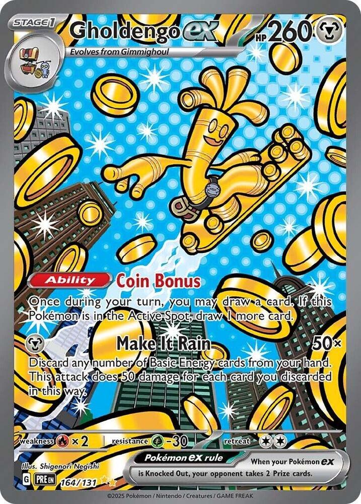 Gholdengo ex (164/131) [Scarlet & Violet: Prismatic Evolutions] | Anubis Games and Hobby